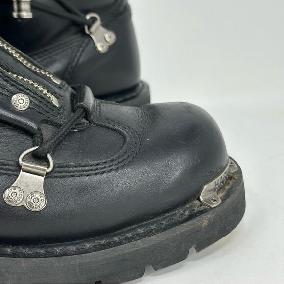 Harley-Davidson Men’s Brake Light Leather Riding Boots - BLACK - Picture 6 of 14